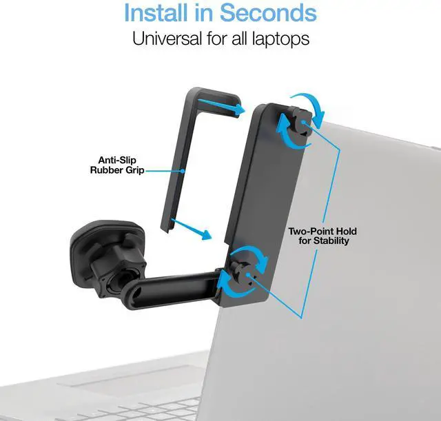 Alt view image 7 of 7 - Naztech MagBuddy Elite Cell Phone Laptop Mount