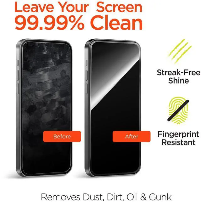 Alt view image 5 of 7 - HyperGear ScreenWhiz 3-in-1 Screen Cleaning Kit with Cloth & Solution