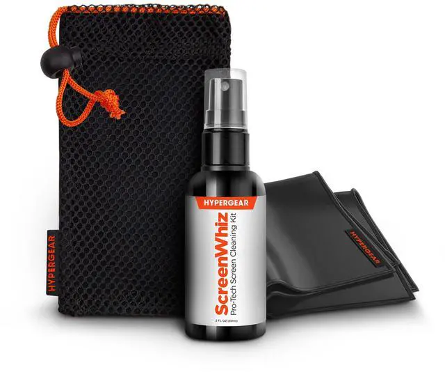 Main image of HyperGear ScreenWhiz 3-in-1 Screen Cleaning Kit with Cloth & Solution