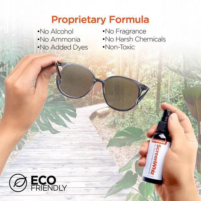 Alt view image 6 of 7 - HyperGear ScreenWhiz 3-in-1 Screen Cleaning Kit with Cloth & Solution