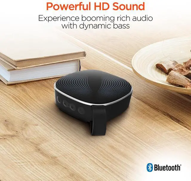 Alt view image 2 of 7 - HyperGear Fabrix Mini Wireless Speaker for Easy Pairing with Built-In Mic