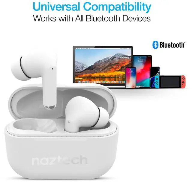 Alt view image 4 of 7 - Naztech Xpods PRO TWS with Wireless Charging Case