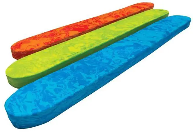 Alt view image 2 of 7 - WOW Watersports Vacation Mode Molded Foam Pool Noodles 18-Pack PDQ