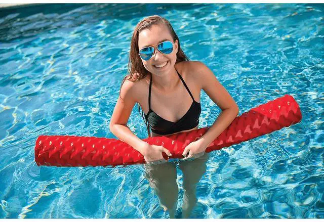 Alt view image 4 of 5 - WOW Watersports 17-2064R First Class Soft Dipped Foam Pool Noodles - Red