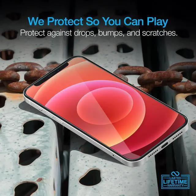 Alt view image 3 of 7 - Naztech IntelliShield Tempered Glass Screen Protector with 3D Edge