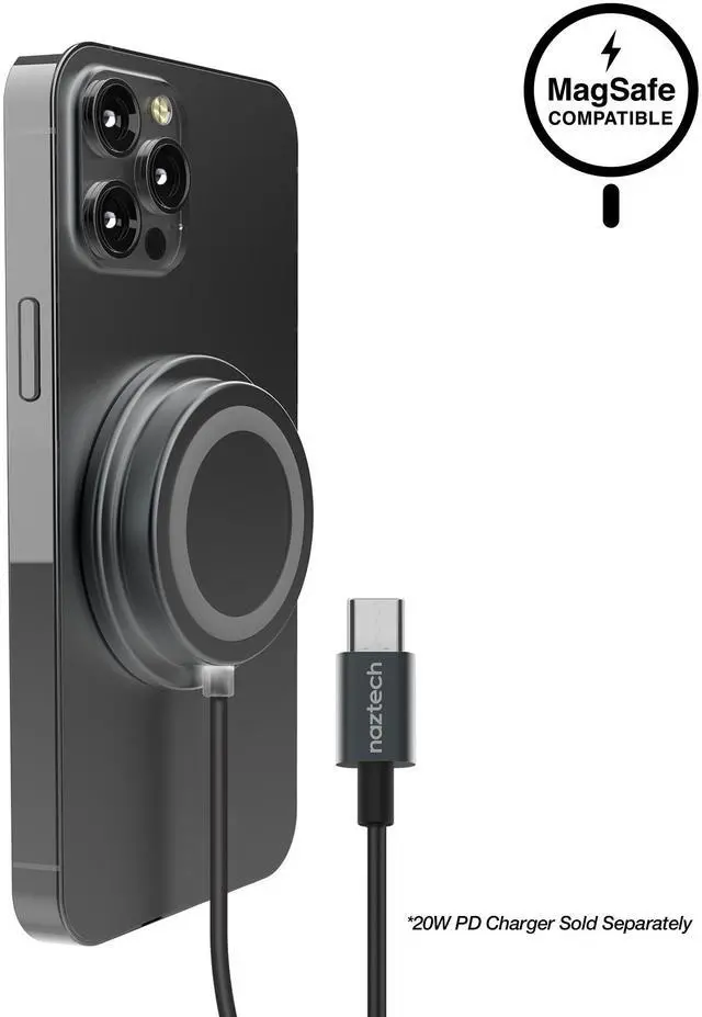 Main image of Naztech Alloy Magnetic 15W Wireless Fast Charger