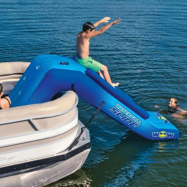 Alt view image 9 of 9 - WOW Watersports 21-2070 Pontoon Waterfall Slide