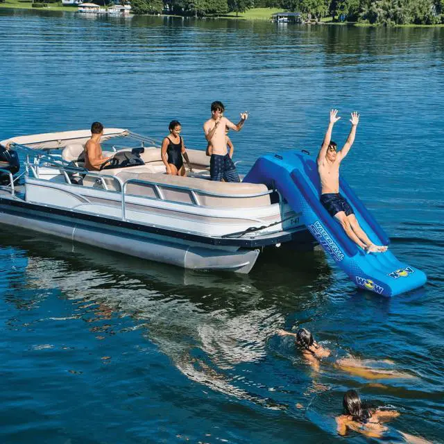 Alt view image 3 of 9 - WOW Watersports 21-2070 Pontoon Waterfall Slide