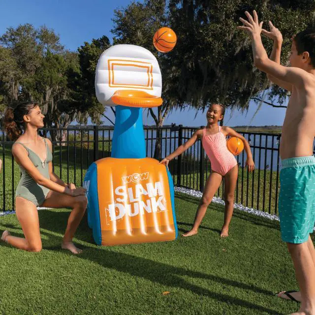 Alt view image 2 of 7 - WOW Watersports Slam Dunk Hoop and Basketballs