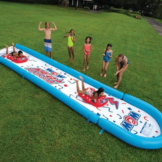 Main image of WOW Watersports 25 Ft Mega Backyard Slide with Splash Pool