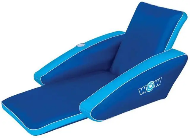 Alt view image 2 of 7 - WOW Watersports Modern Lounger Pool Float with Cupholder