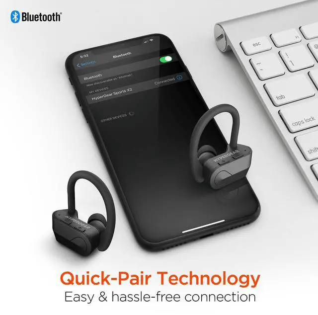 Alt view image 6 of 7 - HyperGear Sport X2 True Wireless Earbuds