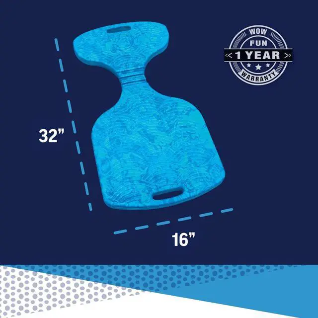 Alt view image 5 of 5 - WOW Watersports Vacation Mode Molded Foam Saddle Seat - Blue