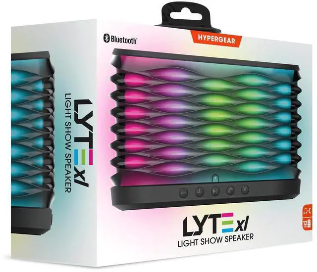 Alt view image 7 of 7 - HyperGear LYTE XL Wireless LED Speaker