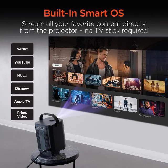 Alt view image 7 of 7 - HyperGear CineMini Portable Mini Projector