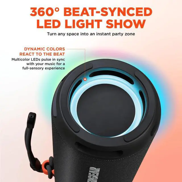 Alt view image 6 of 7 - HyperGear SoundTower Portable Bluetooth Speaker
