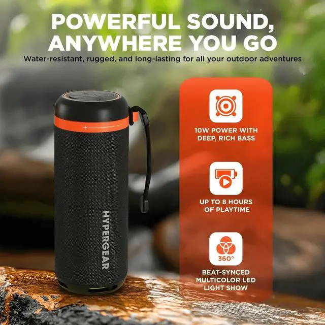 Alt view image 5 of 7 - HyperGear SoundTower Portable Bluetooth Speaker