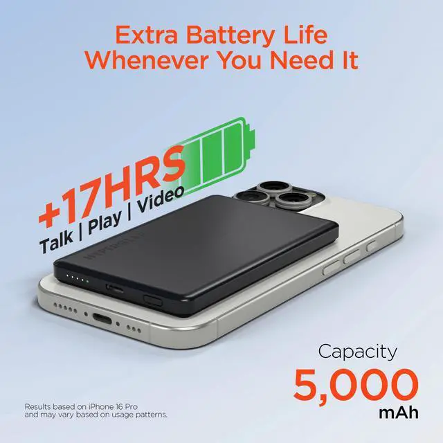 Alt view image 4 of 7 - HyperGear PowerPack MAG Slim Power Bank
