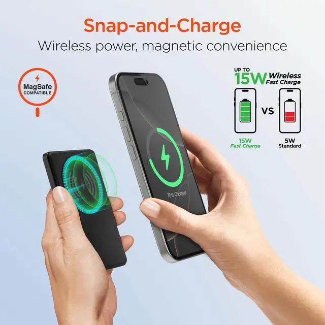 Alt view image 2 of 7 - HyperGear PowerPack MAG Slim Power Bank