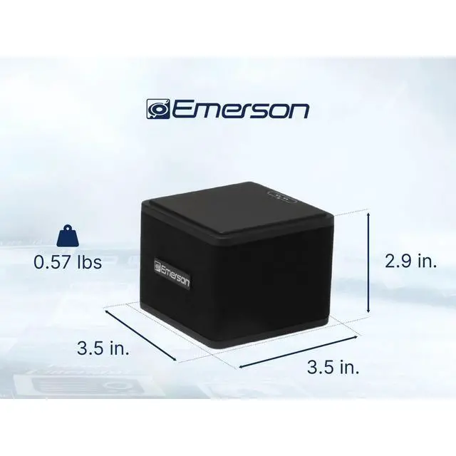 Alt view image 5 of 7 - Emerson 1-Pair Instant Connect Sound Blox Wireless Magnetic Stackable Speakers