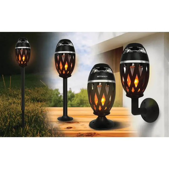 Alt view image 5 of 7 - Emerson Outdoor Flame Light Bluetooth Speaker