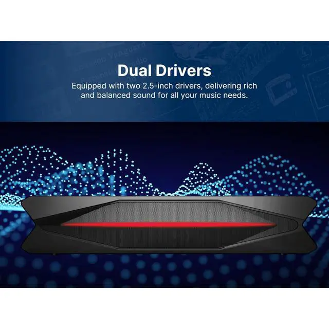 Alt view image 5 of 7 - Emerson Mini Bluetooth Soundbar