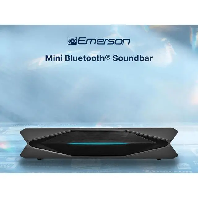 Alt view image 4 of 7 - Emerson Mini Bluetooth Soundbar