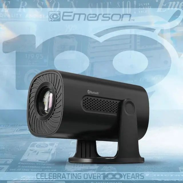 Alt view image 2 of 7 - Emerson 120" Home Theater LCD Projector