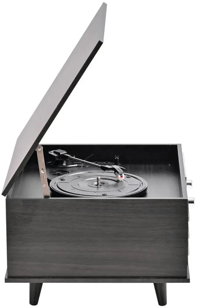 Alt view image 4 of 7 - Victor Monroe 8-in-1 Music Center - Graphite