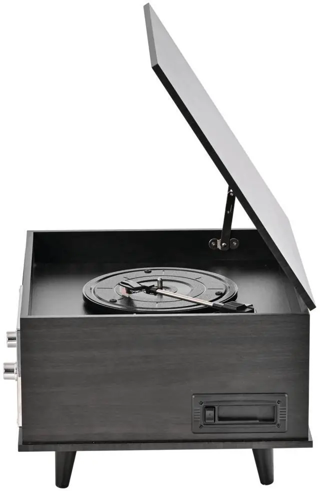 Alt view image 5 of 7 - Victor Monroe 8-in-1 Music Center - Graphite
