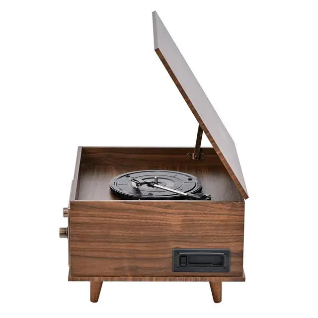 Alt view image 3 of 7 - Victor Monroe 8-in-1 Music Center - Walnut