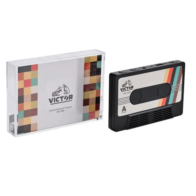 Alt view image 2 of 3 - Victor Cassette Bluetooth Speaker