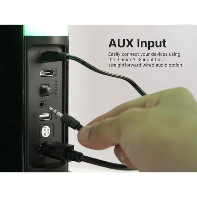 Alt view image 3 of 7 - Naxa SoundPro 2-in-1 LED BT Stereo Speaker System with RGB Lighting Effects
