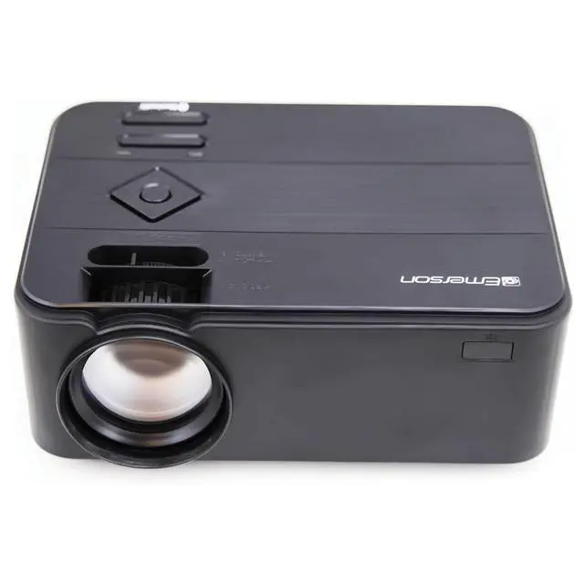 Alt view image 4 of 7 - Emerson 150" Home Theater LCD Projector with 720p and Built-In Speaker
