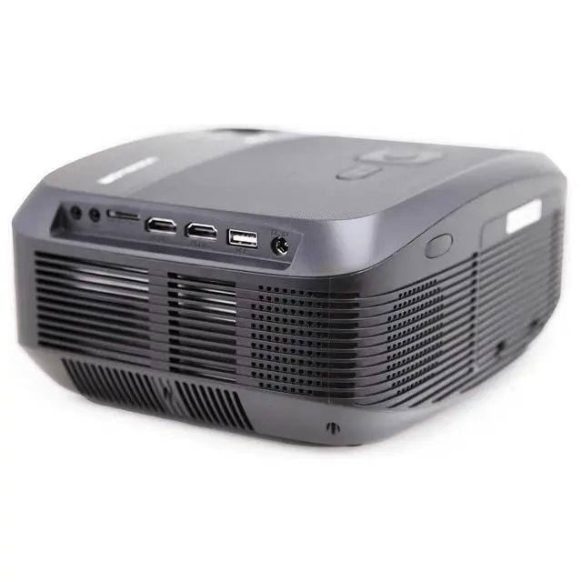 Alt view image 7 of 7 - Emerson 210" Home Theater LCD Projector Combo with Screen and Carry Case