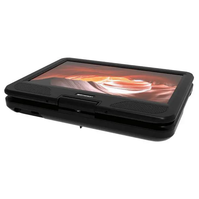 Alt view image 2 of 7 - Emerson 10" DVD Player with Built-In Speaker, Swivel Screen & Multi-Media Input