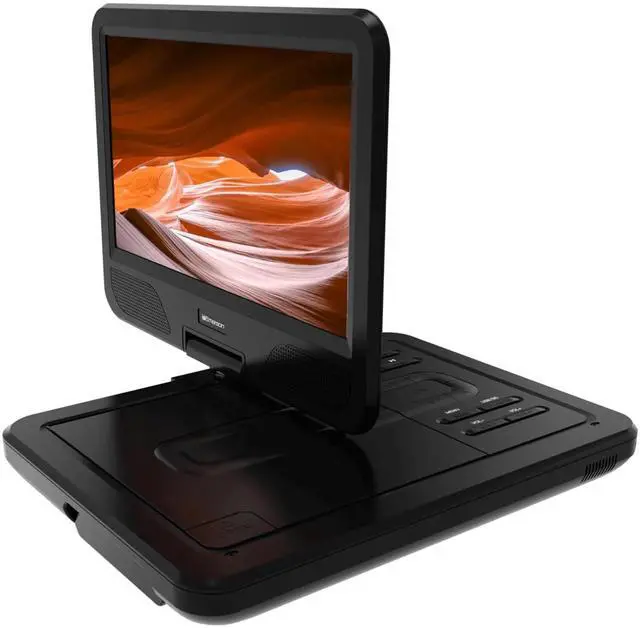 Main image of Emerson 10" DVD Player with Built-In Speaker, Swivel Screen & Multi-Media Input