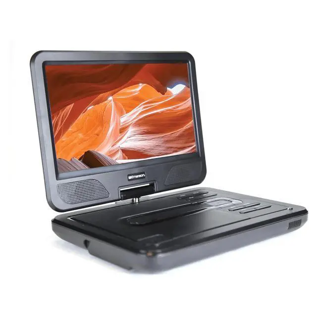Alt view image 6 of 7 - Emerson 10" DVD Player with Built-In Speaker, Swivel Screen & Multi-Media Input