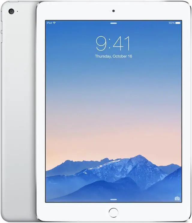Main image of Apple iPad Air 2, WiFi + Cellular, 128GB - Silver