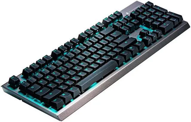 Alt view image 3 of 6 - Thunderobot KG5 104 Cherry Red Switch Mechanical Keyboard Gaming  USB Wired Sliver