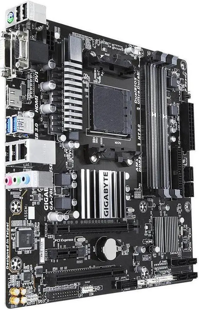 Alt view image 10 of 14 - GIGABYTE GA-78LMT-USB3 R2 AM3+/AM3 AMD 760G USB 3.1 HDMI Micro ATX AMD Motherboard