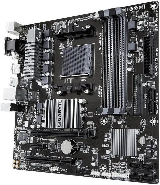 Alt view image 9 of 14 - GIGABYTE GA-78LMT-USB3 R2 AM3+/AM3 AMD 760G USB 3.1 HDMI Micro ATX AMD Motherboard