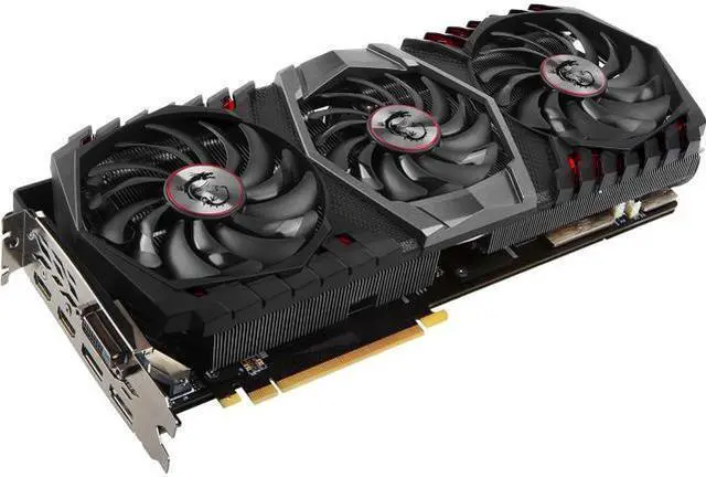 Alt view image 7 of 7 - MSI GeForce GTX 1080 Ti DirectX 12 GTX 1080 Ti GAMING X TRIO 11GB 352-Bit GDDR5X PCI Express 3.0 x16 HDCP Ready SLI Support ATX Video Card