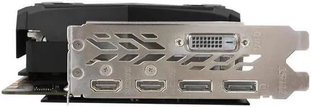 Alt view image 4 of 7 - MSI GeForce GTX 1080 Ti DirectX 12 GTX 1080 Ti GAMING X TRIO 11GB 352-Bit GDDR5X PCI Express 3.0 x16 HDCP Ready SLI Support ATX Video Card