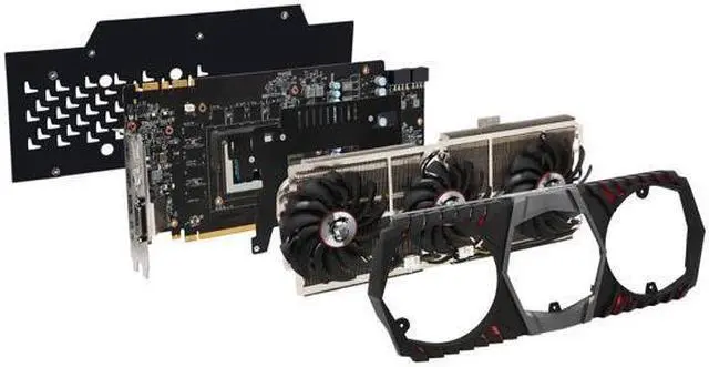 Alt view image 6 of 7 - MSI GeForce GTX 1080 Ti DirectX 12 GTX 1080 Ti GAMING X TRIO 11GB 352-Bit GDDR5X PCI Express 3.0 x16 HDCP Ready SLI Support ATX Video Card