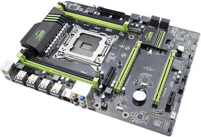 Alt view image 3 of 6 - Jingsha X79P ATX Motherboard Supports AMD Crossfire PCIE x16 Supports CPU E5 E5V2 2697V2 2680V2 LGA2011 Core I7 M.2 SSD Socket (Chinese Manual Only)