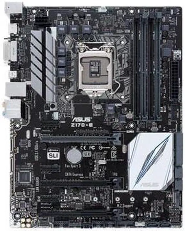 Alt view image 2 of 5 - ASUS Z170-E LGA 1151 Intel Z170 HDMI SATA 6Gb/s USB 3.1 Intel Motherboard