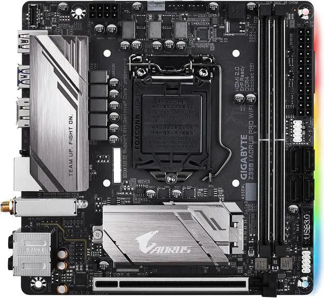 Main image of GIGABYTE Z390 I AORUS PRO WIFI Mini ITX Intel Motherboard