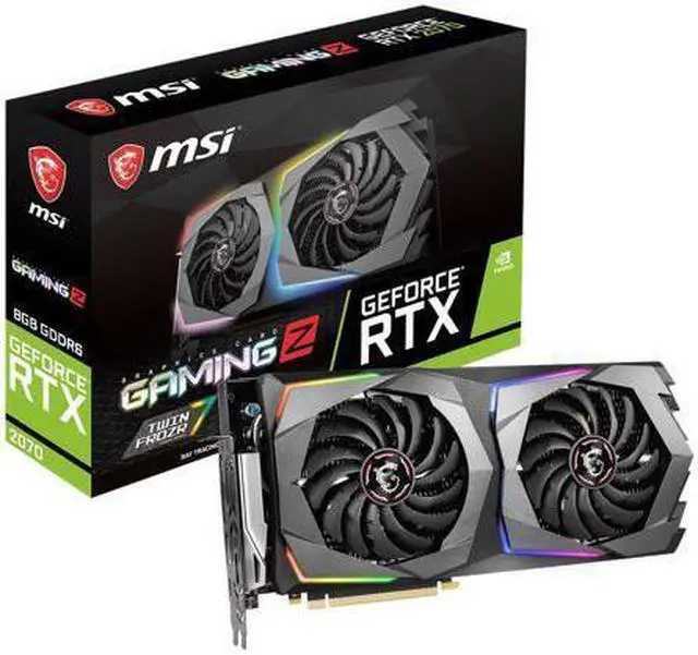 Alt view image 7 of 7 - MSI GeForce RTX 2070 8GB GDDR6 PCI Express 3.0 x16 Video Card RTX 2070 GAMING Z 8G