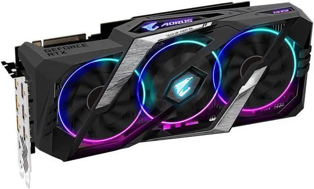 Alt view image 4 of 7 - GIGABYTE AORUS GeForce RTX 2080 Super 8G Graphics Card, WINDFORCE Stack, 8GB 256-Bit GDDR6, GV-N208SAORUS-8GC Video Card